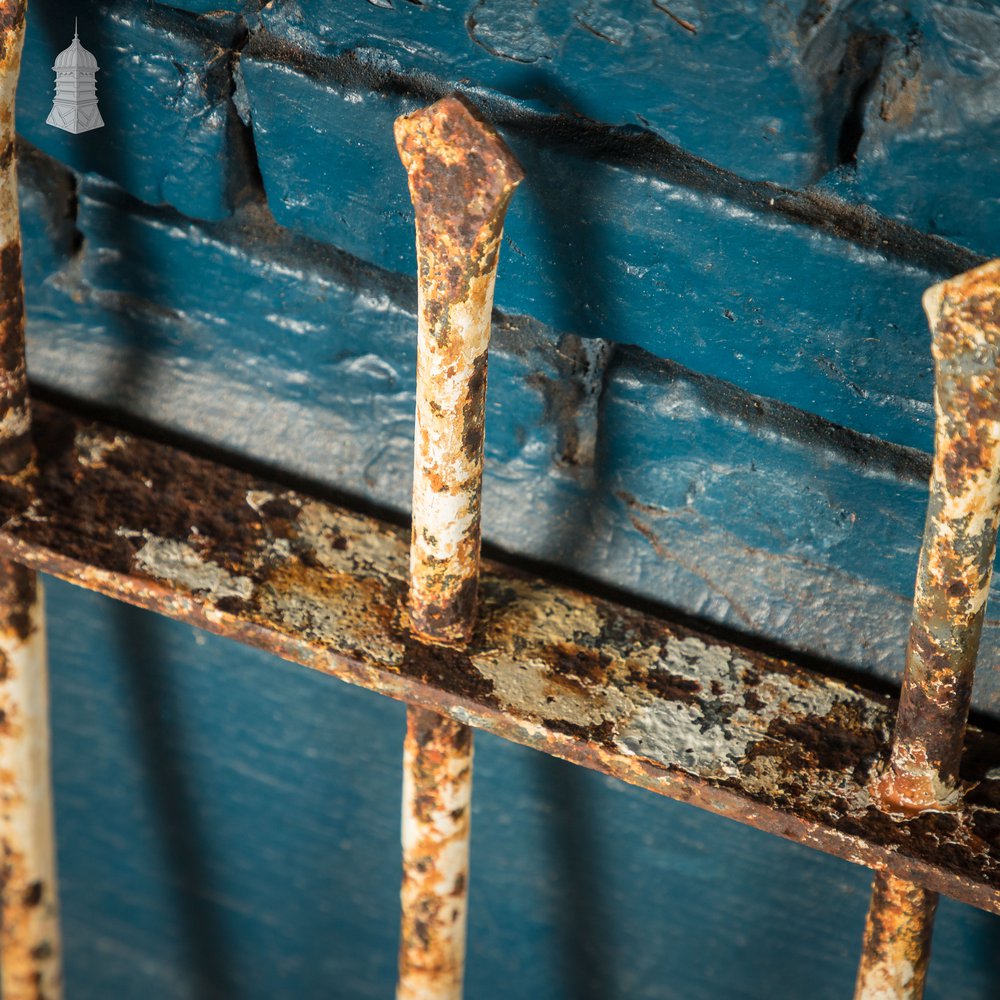 Dwarf Wall Railing, Reclaimed Wrought Iron - A run of 6.9M