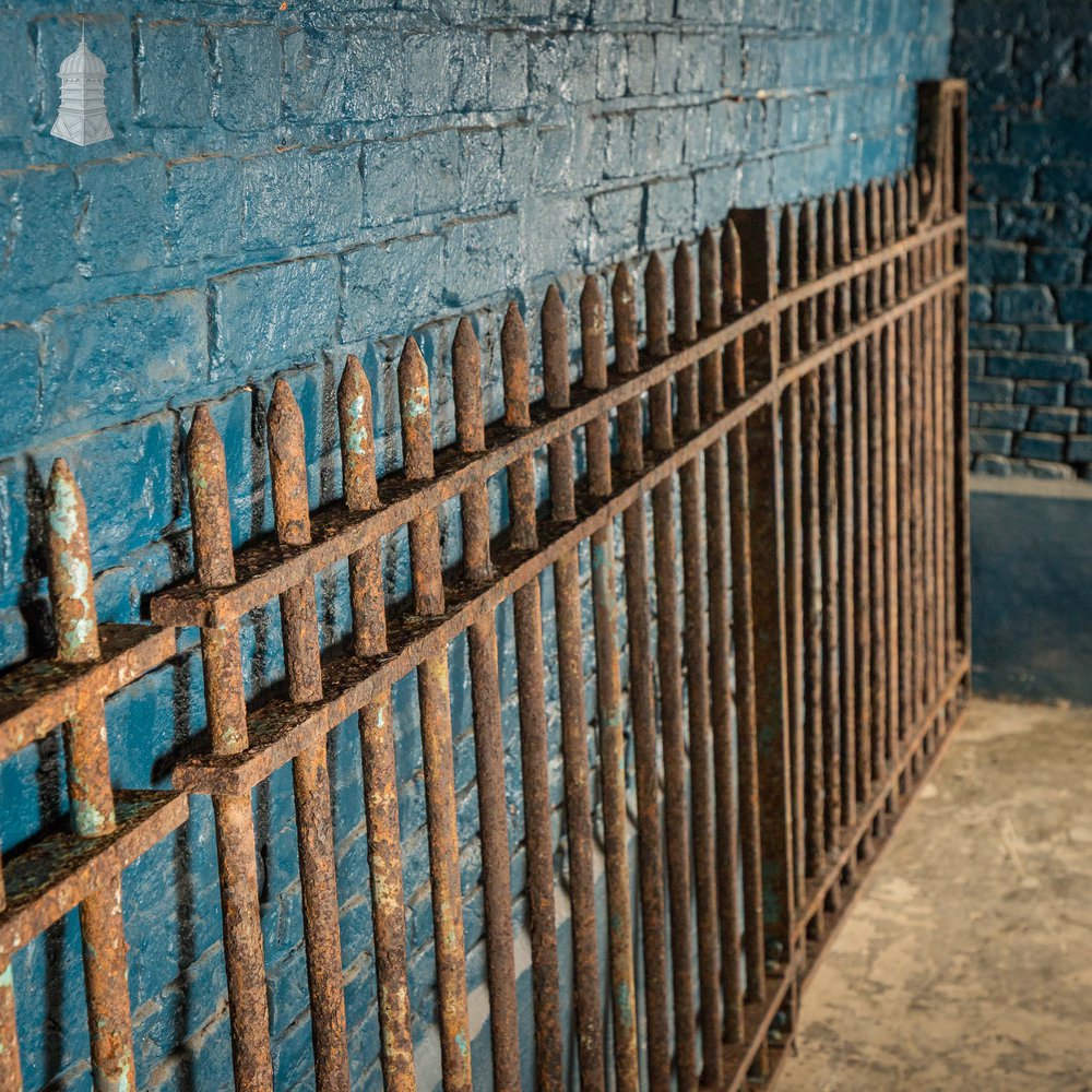 Wrought Iron Railings, Reclaimed Perimeter Railing - A Run of 5.7M