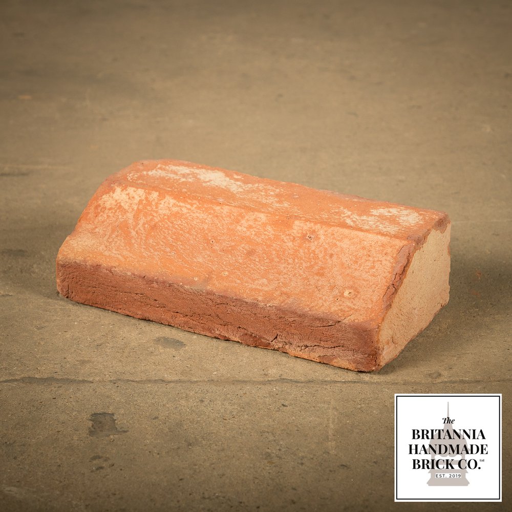 2 1/2" Plinth Stretcher Handmade Red Brick, Period Style Plinth Bricks