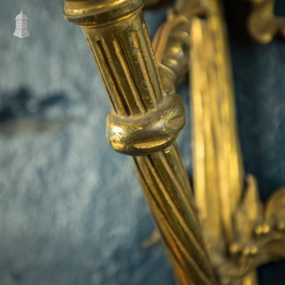 Neoclassical Wall Sconce, Ceremonial Torch Design Lamp