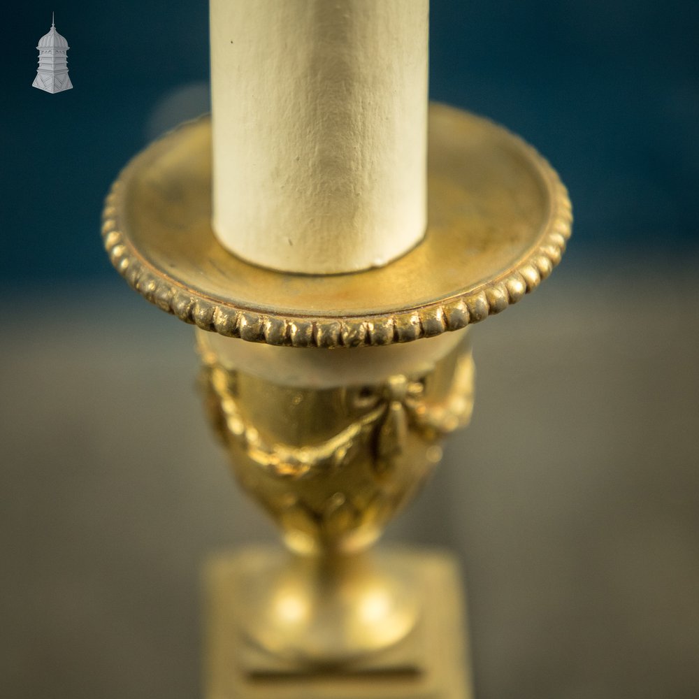 Empire Table Lamp, Converted Candlestick