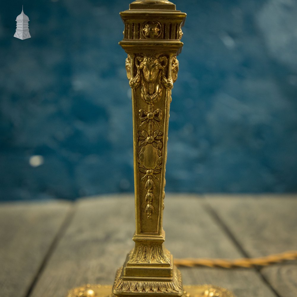 Empire Table Lamp, Converted Candlestick