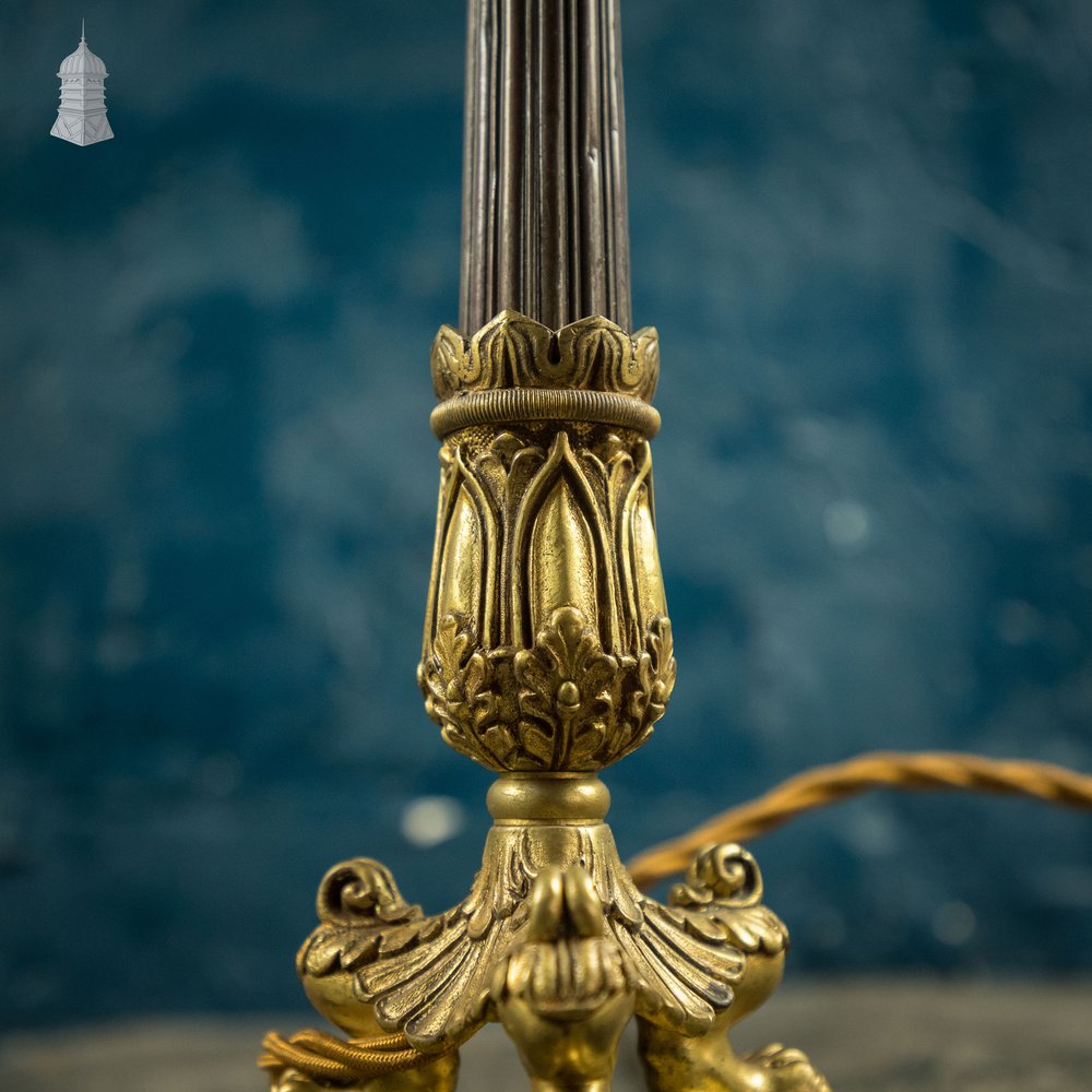 Regency Style Lamp. Converted Candlestick Table Lamp