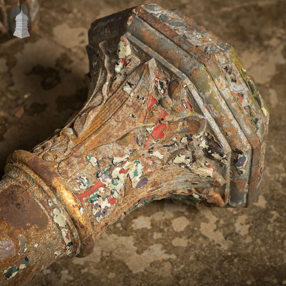 Cast Iron Columns 12.5ft by Walter Macfarlane & Co. Batch of 4