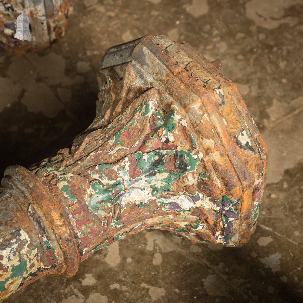 Cast Iron Columns 12.5ft by Walter Macfarlane & Co. Batch of 4