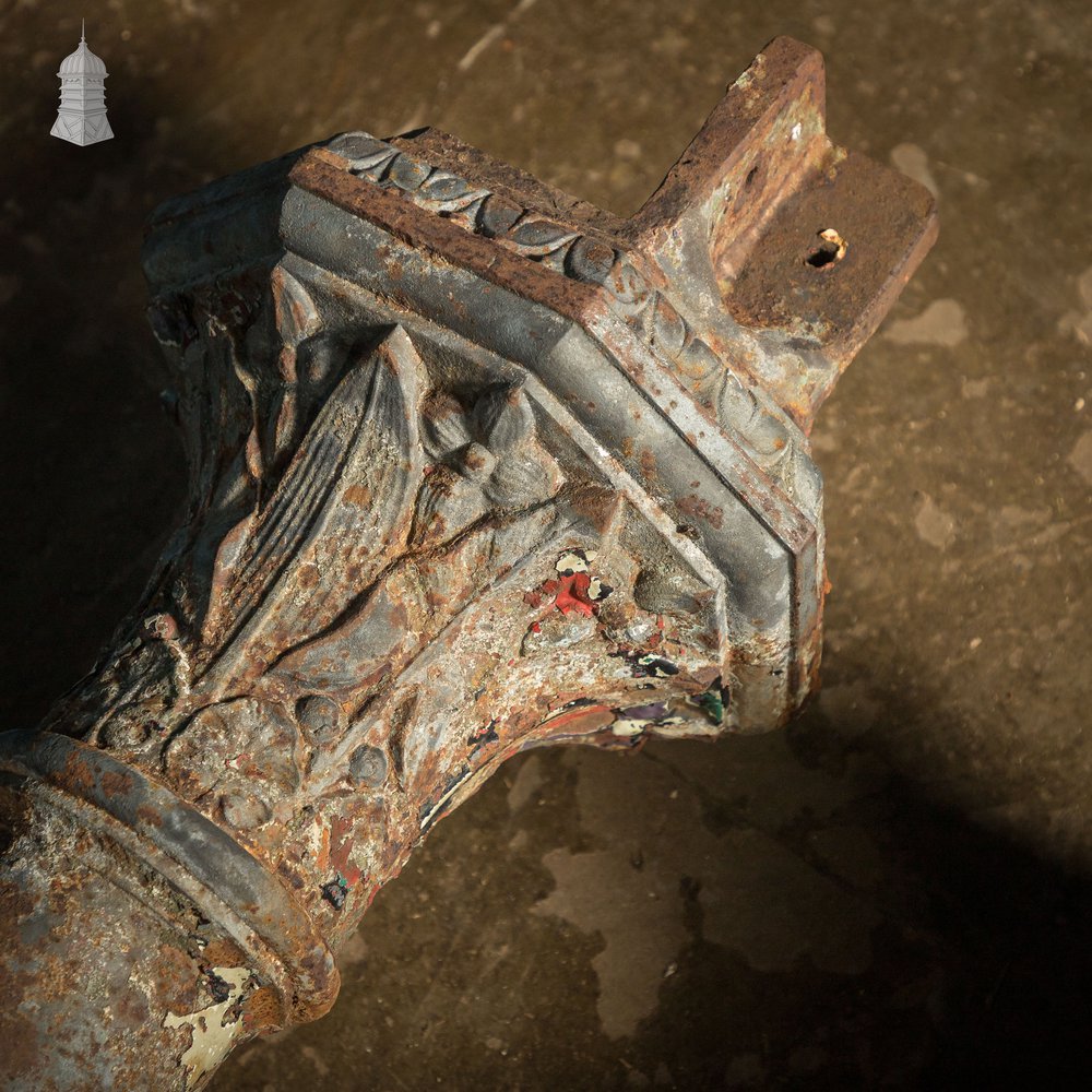 Cast Iron Columns 12.5ft by Walter Macfarlane & Co. Batch of 4