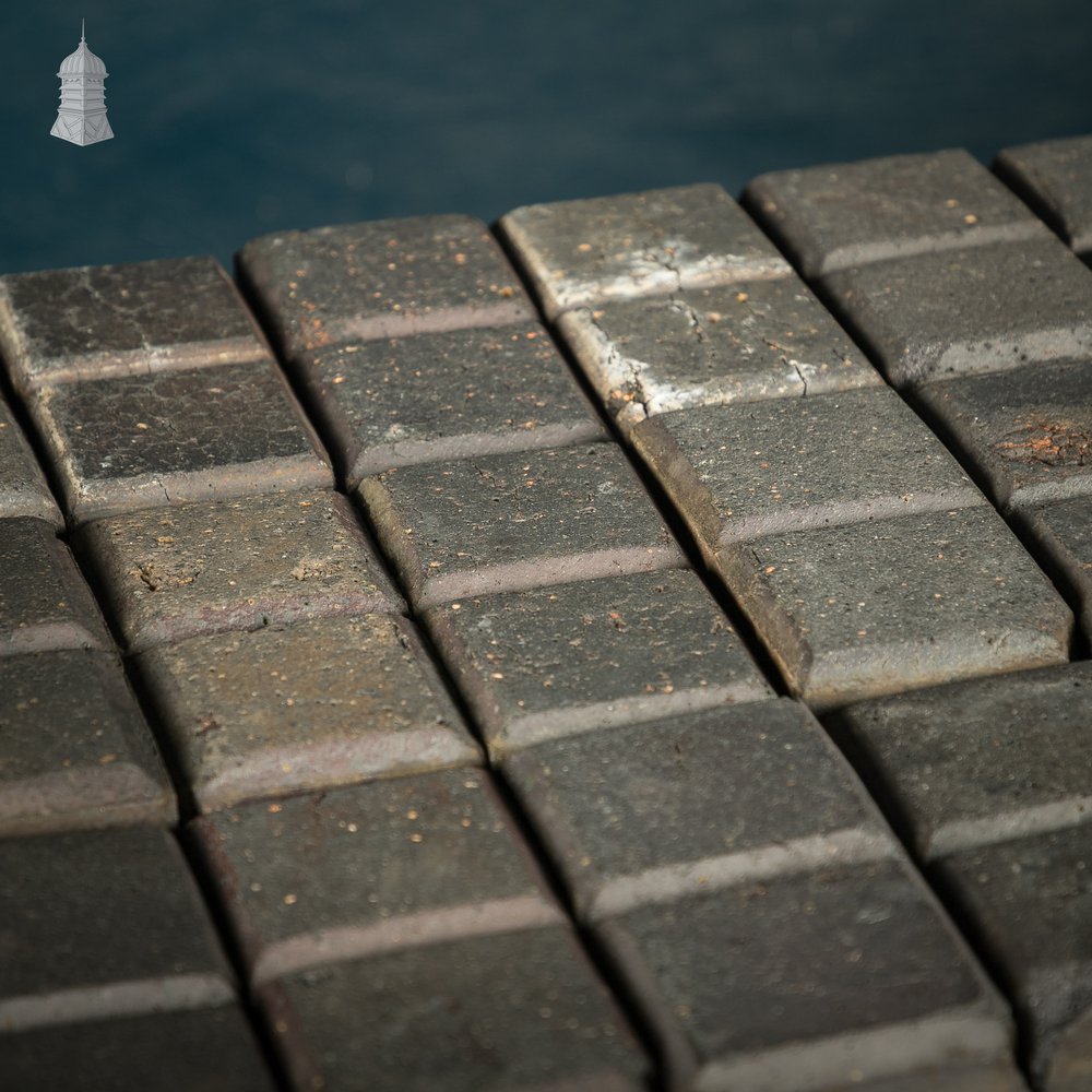 Reclaimed Stable Bricks, Staffordshire Blue 2 Block, 270 Pavers