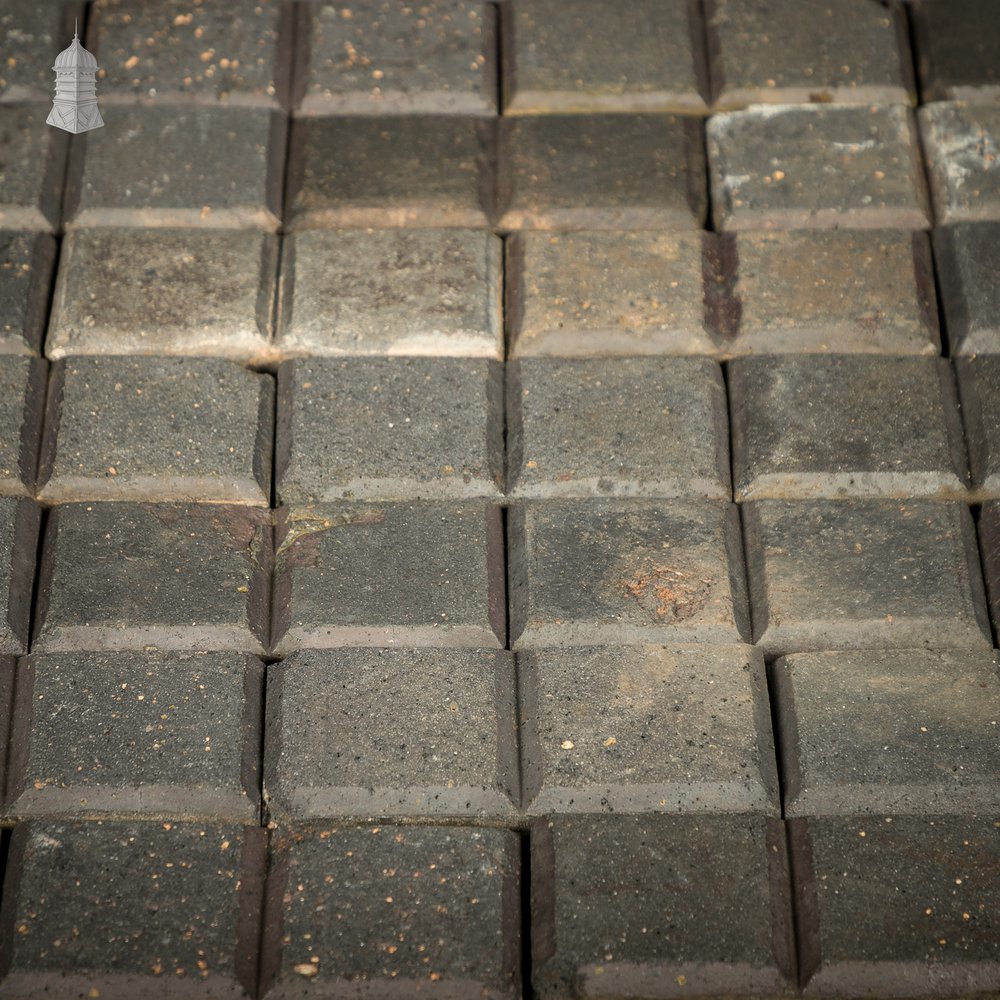 Reclaimed Stable Bricks, Staffordshire Blue 2 Block, 270 Pavers