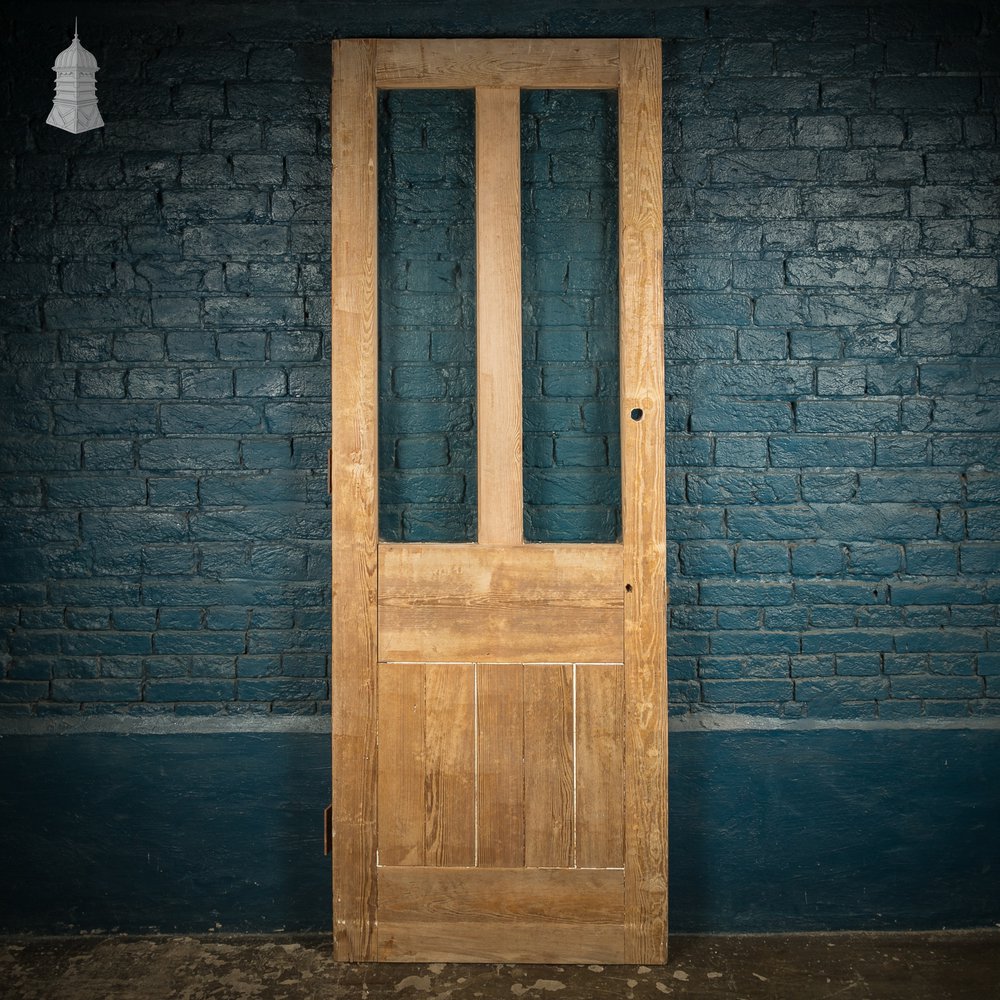 Glazed Pine Door, 4 Panel