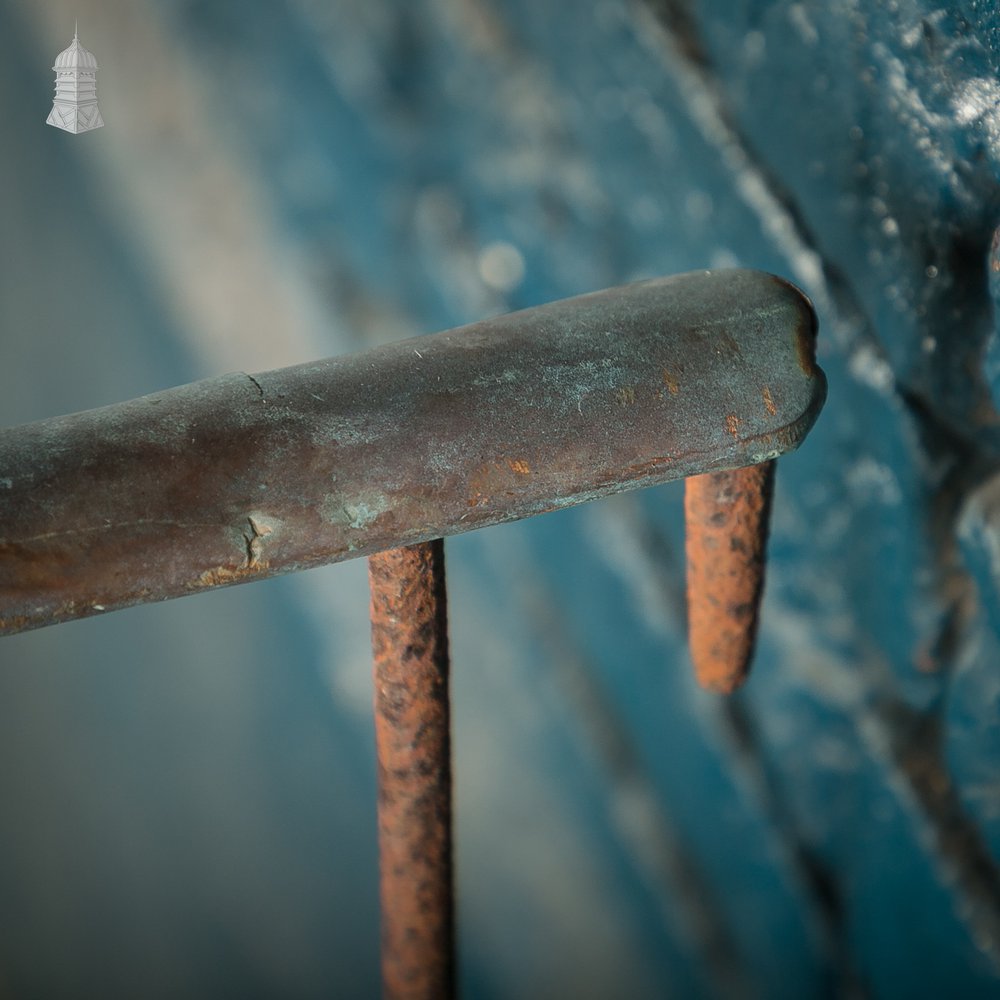 Antique Wrought Iron and Brass Nursery Fireguard