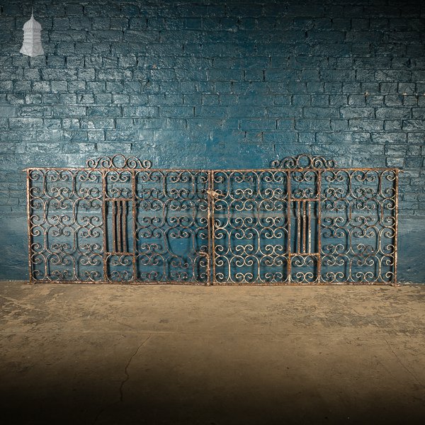 Scrollwork Driveway Gates, Victorian Wrought Iron