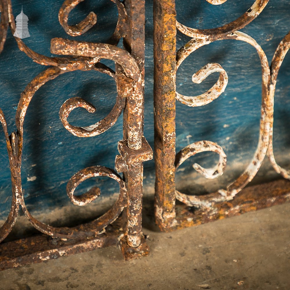 Scrollwork Driveway Gates, Victorian Wrought Iron