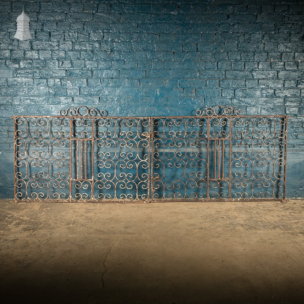 Scrollwork Driveway Gates, Victorian Wrought Iron
