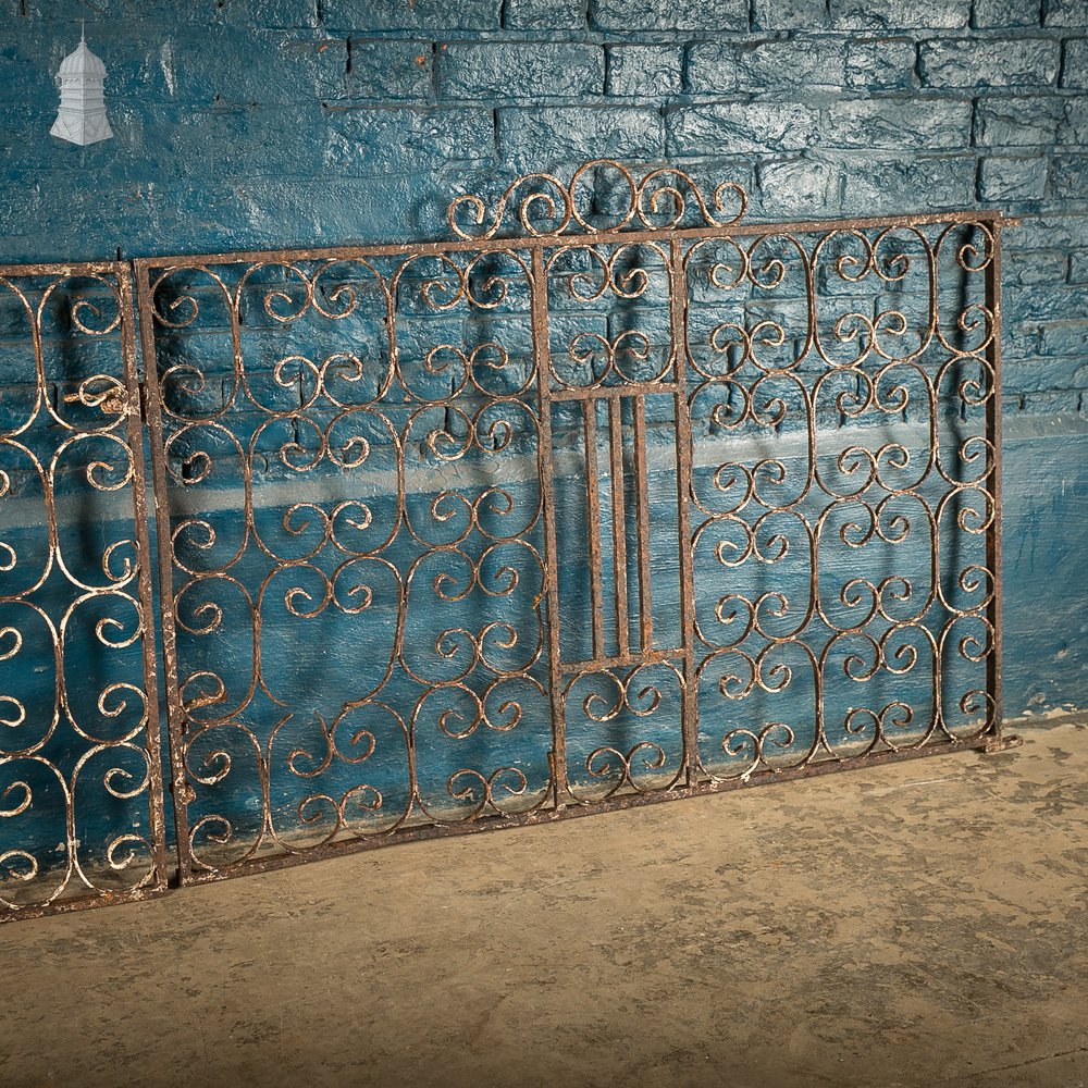 Scrollwork Driveway Gates, Victorian Wrought Iron