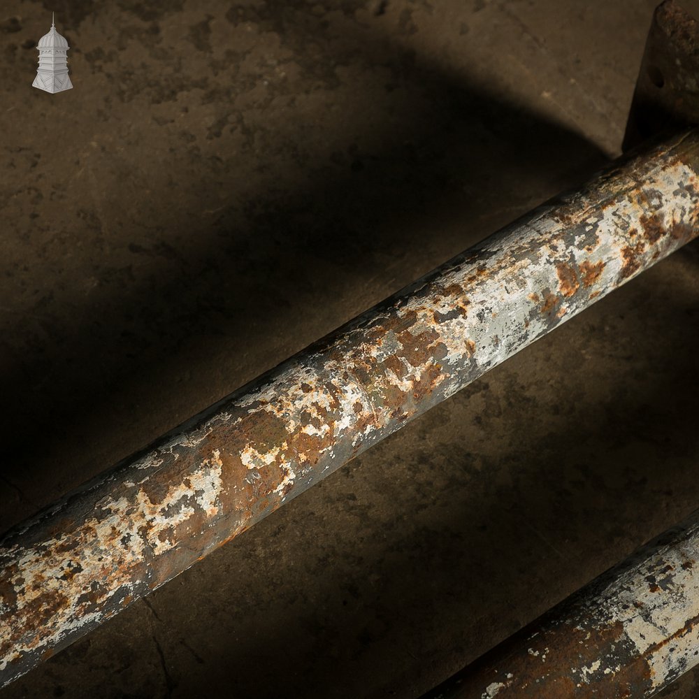 Cast Iron Pillars, 9 ft Tall - Columns Stanchions - Set of 5