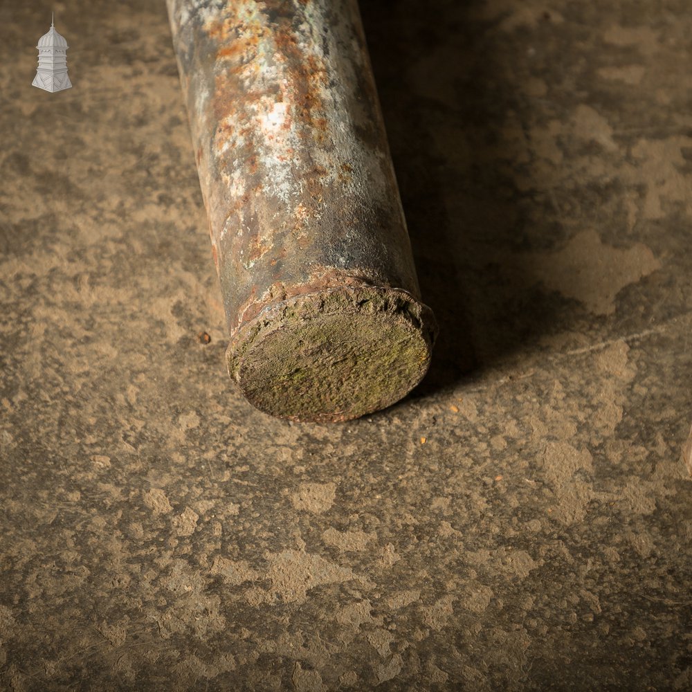 Cast Iron Pillars, 9 ft Tall - Columns Stanchions - Set of 5