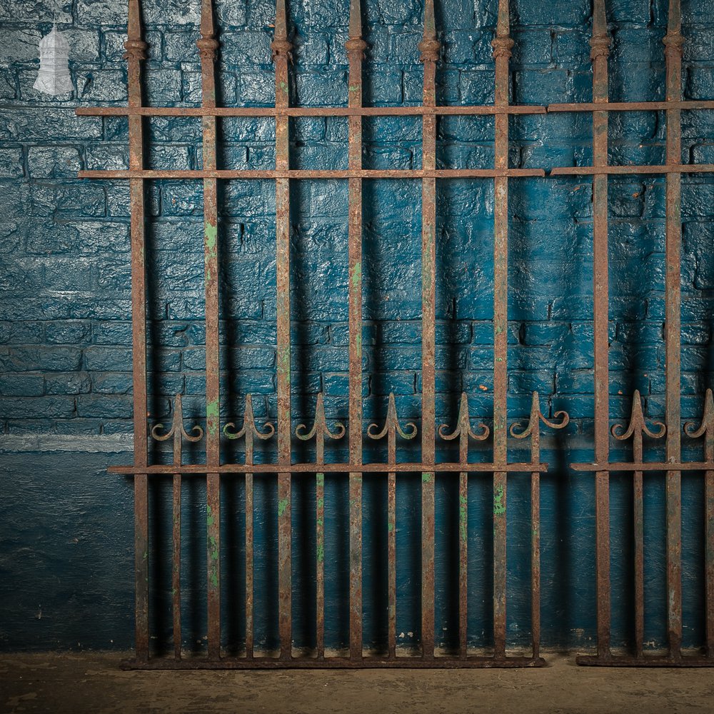 Wrought Iron Railing, Set of 2