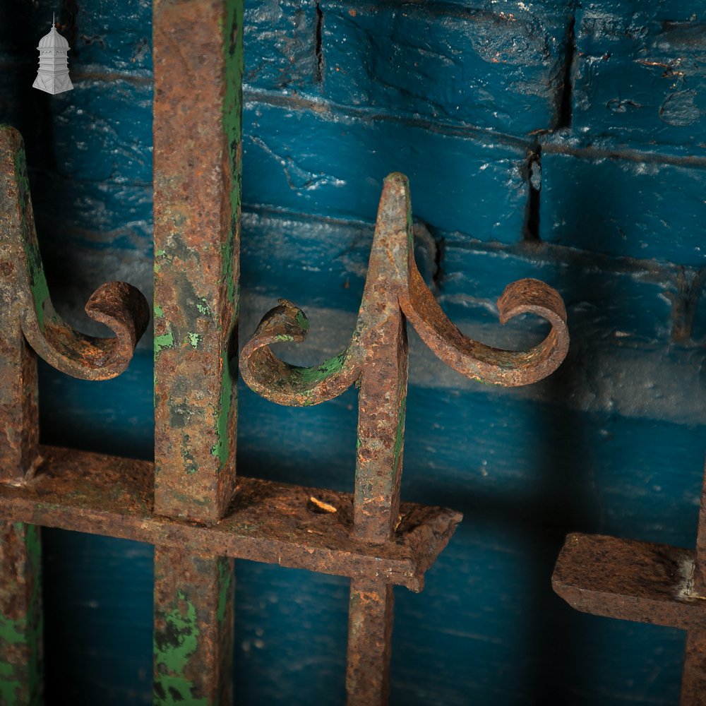 Wrought Iron Railing, Set of 2