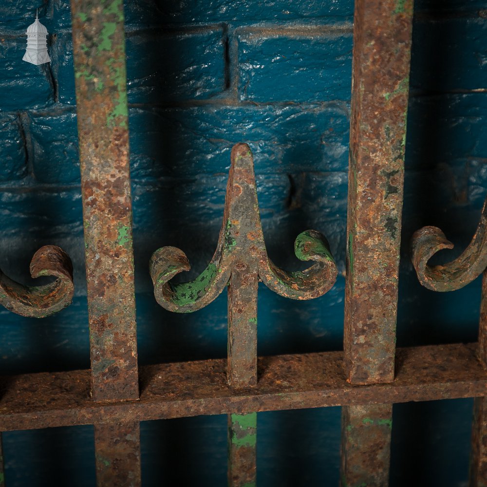 Wrought Iron Railing, Set of 2