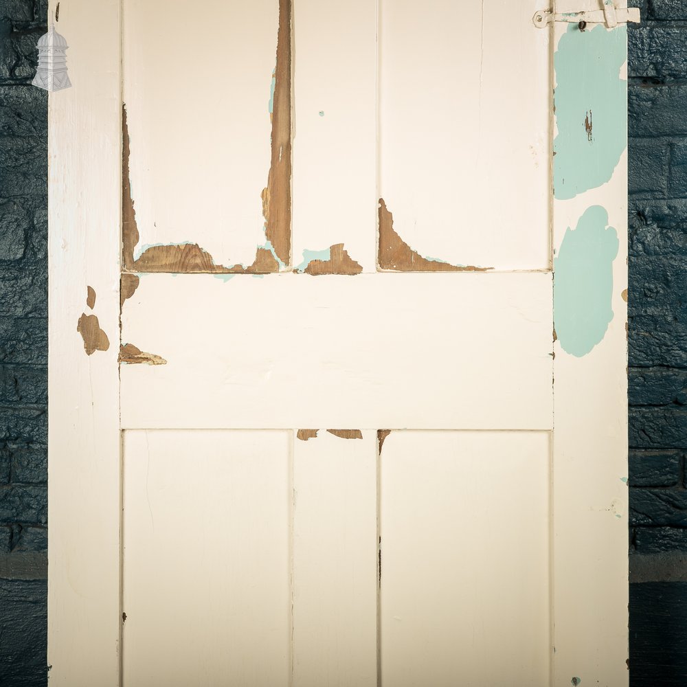 Moulded 4 Panel Door, Black & White Painted Finish