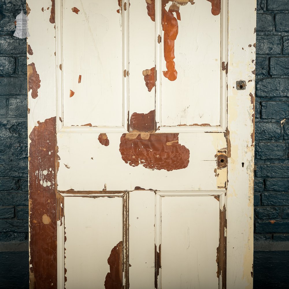 6-Panel Moulded Wooden Door