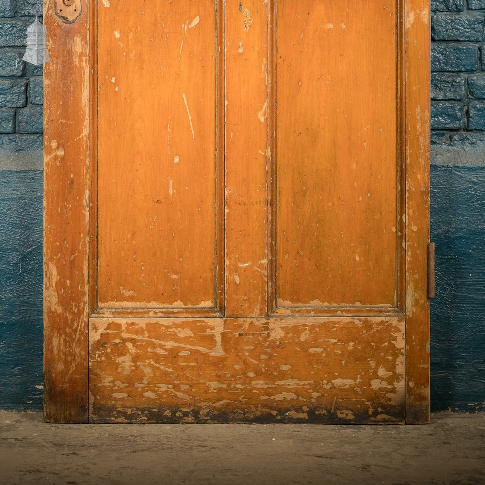 Moulded 5-panel Wooden Door with a Varnished Finish