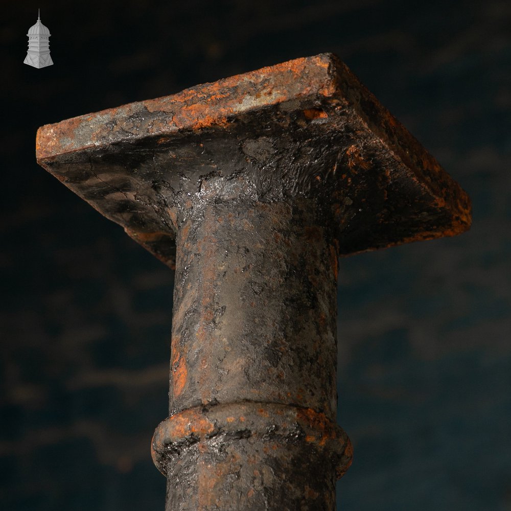 Cast Iron Columns, Pair of Reclaimed Stanchions