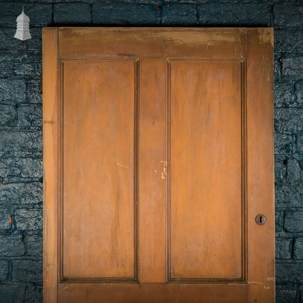Moulded 5-panel Wooden Door with a Varnished Finish
