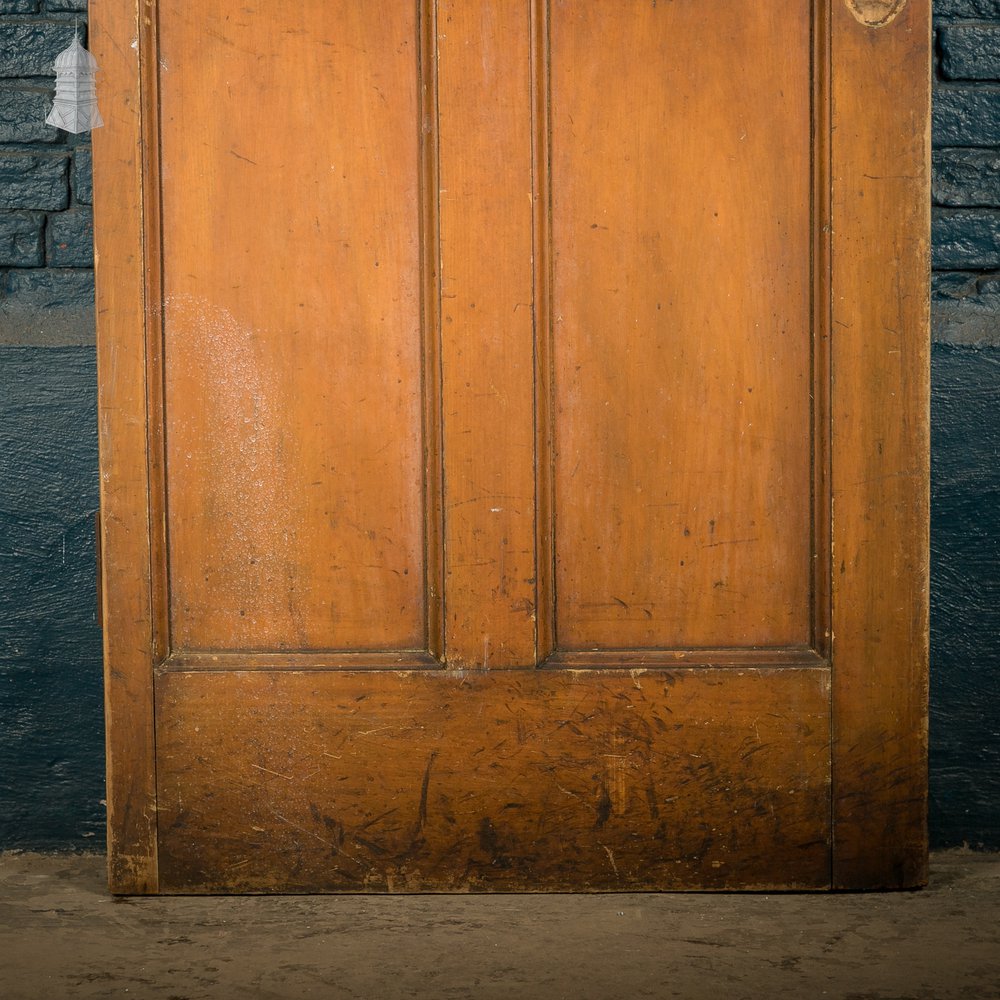 Moulded 5-panel Wooden Door with a Varnished Finish