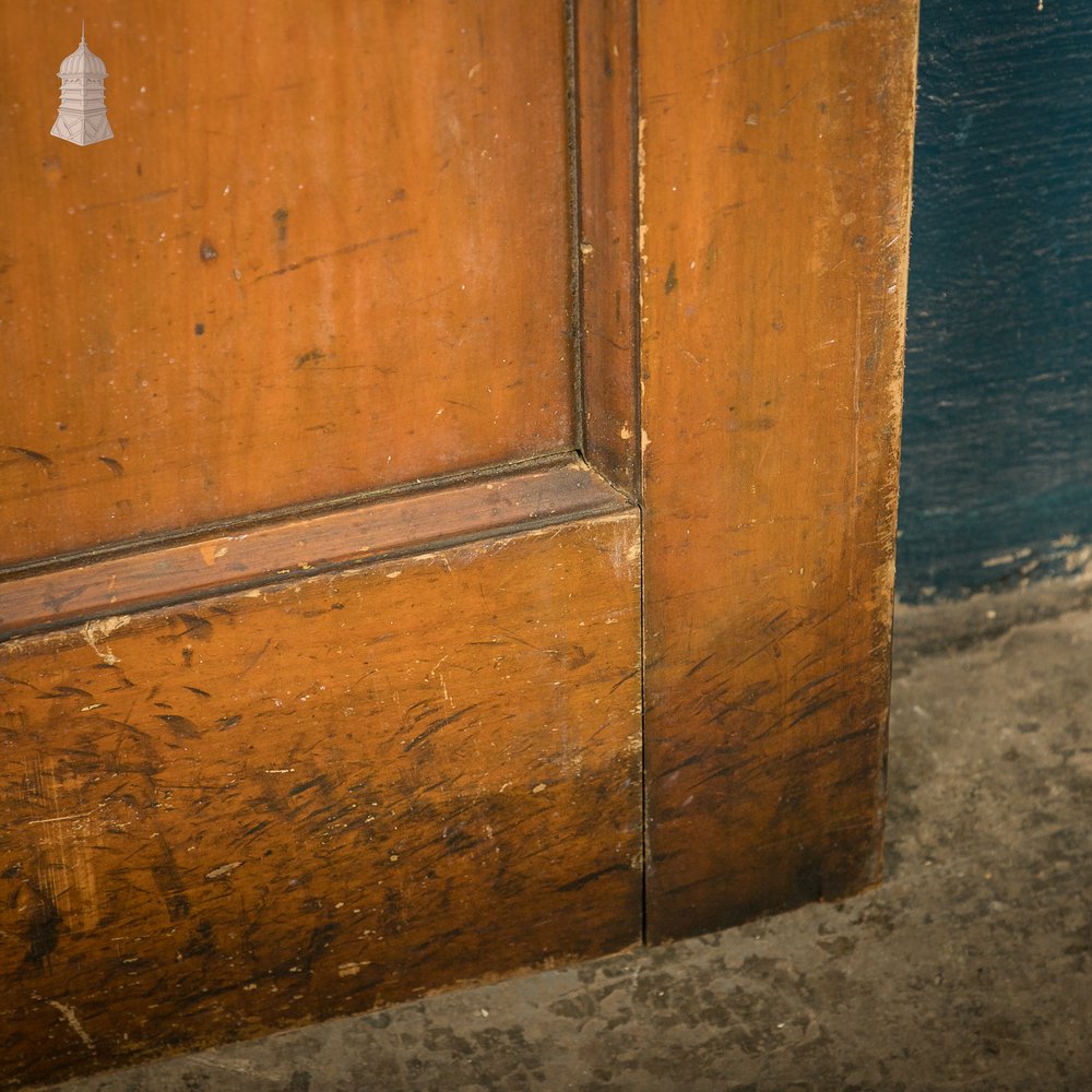 Moulded 5-panel Wooden Door with a Varnished Finish