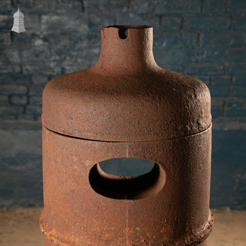 Industrial Stove or Furnace Body, Reclaimed, Cast Iron