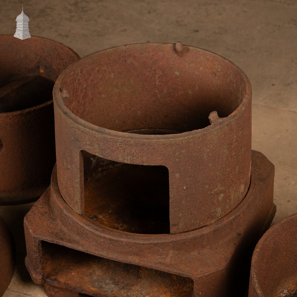 Industrial Stove or Furnace Body, Reclaimed, Cast Iron