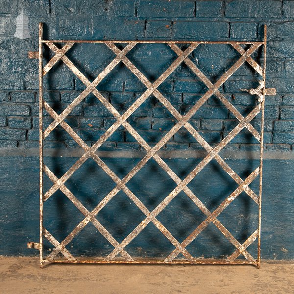 Diamond Lattice Gate, Wrought Iron