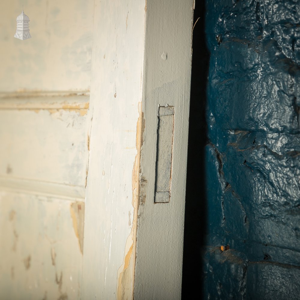 Moulded 5 Panel Door, Distressed Paint Finish