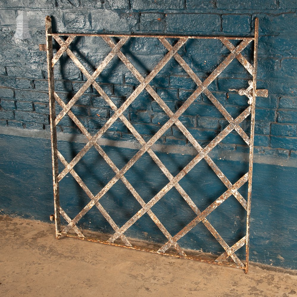 Diamond Lattice Gate, Wrought Iron