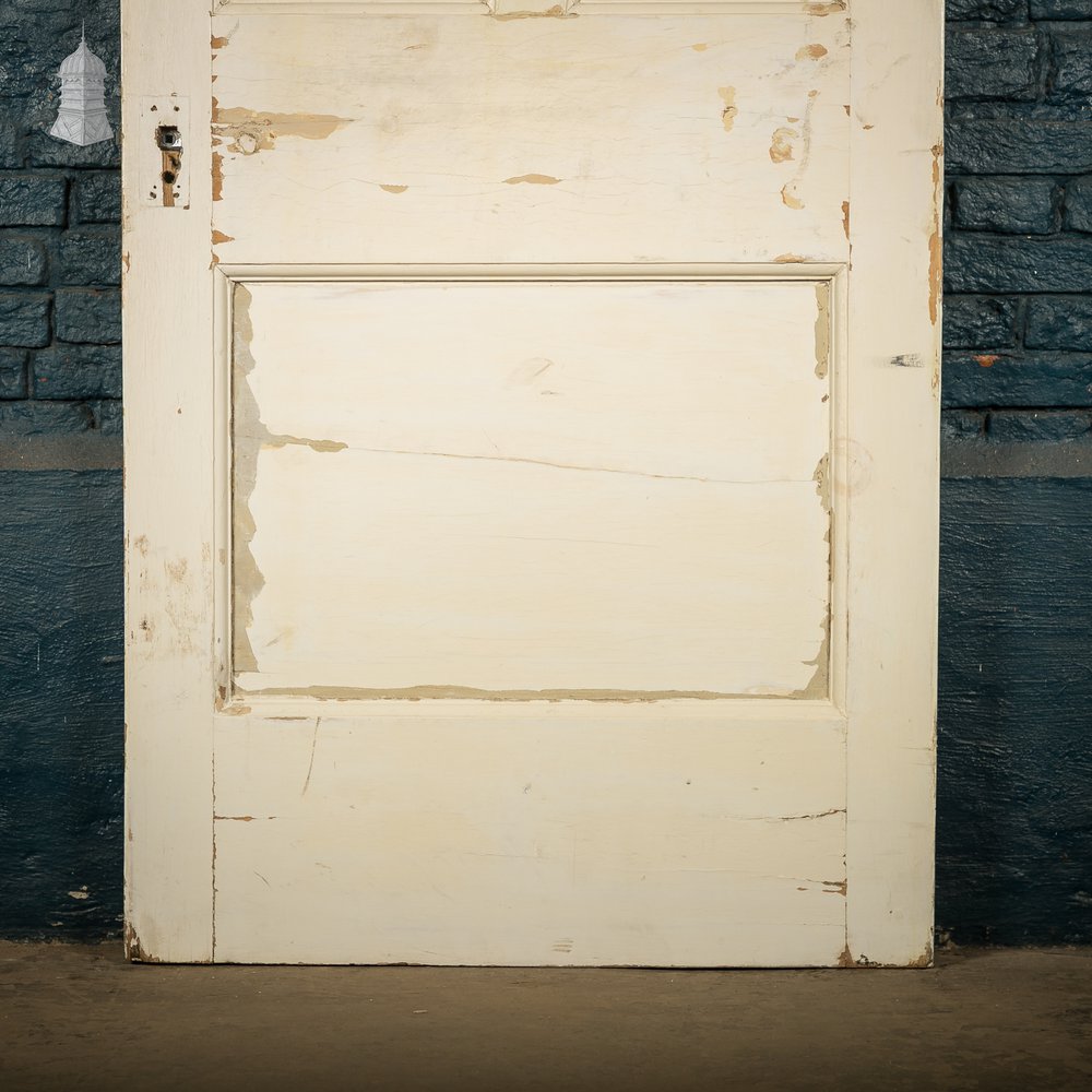 Moulded 5 Panel Door, Distressed Paint Finish