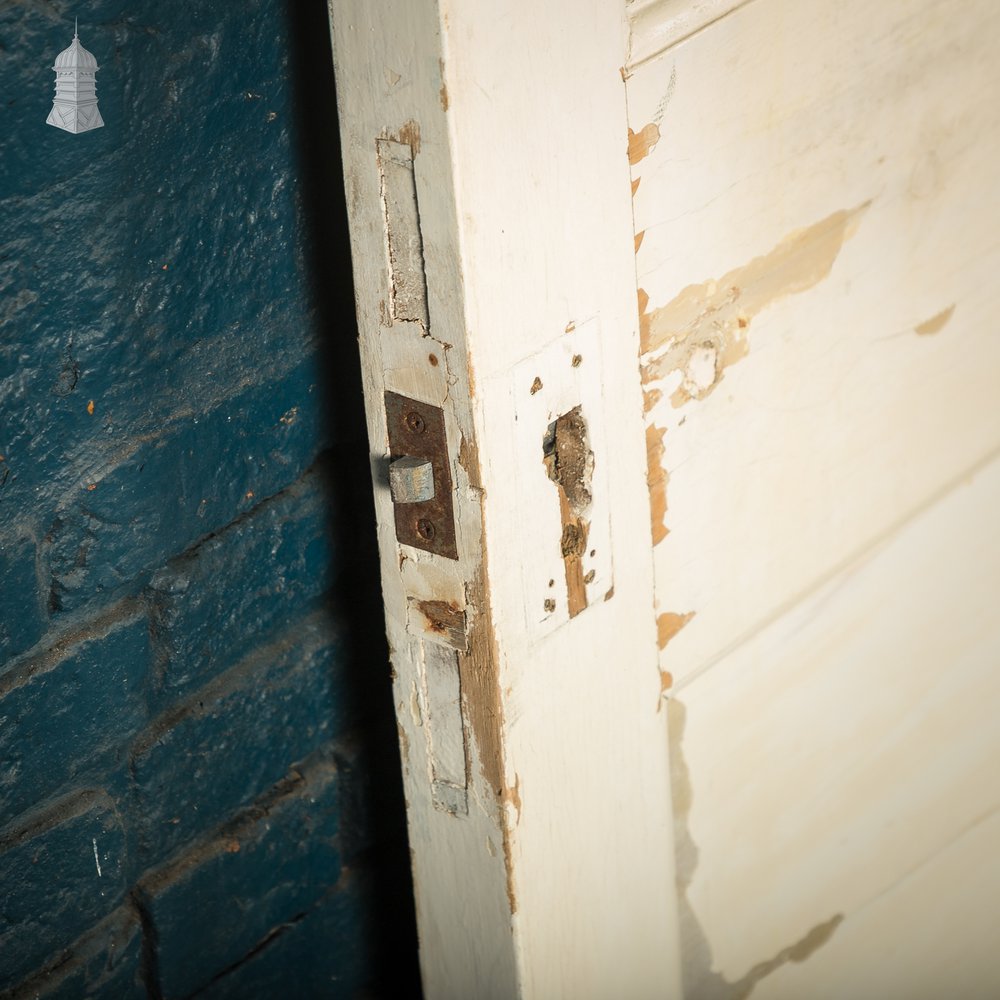Moulded 5 Panel Door, Distressed Paint Finish