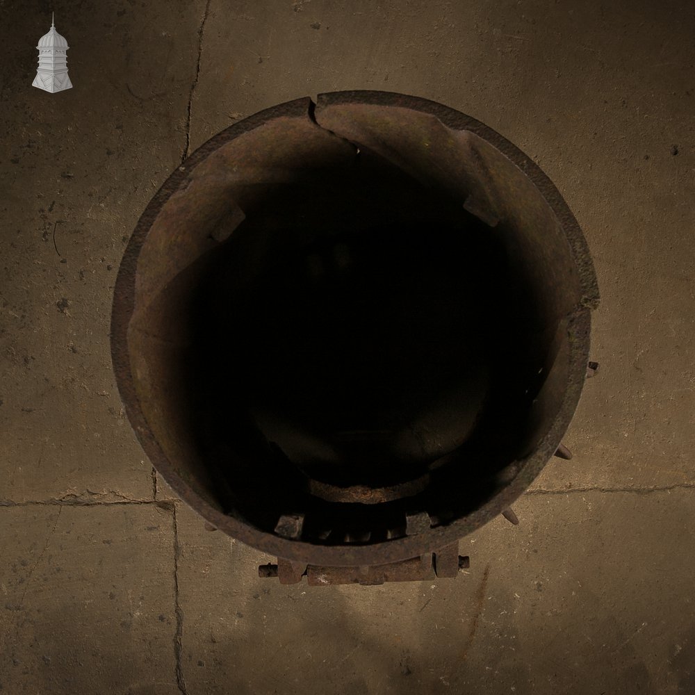 Gurney Stove Body Section, Cast Iron with Finned Radiator Forms