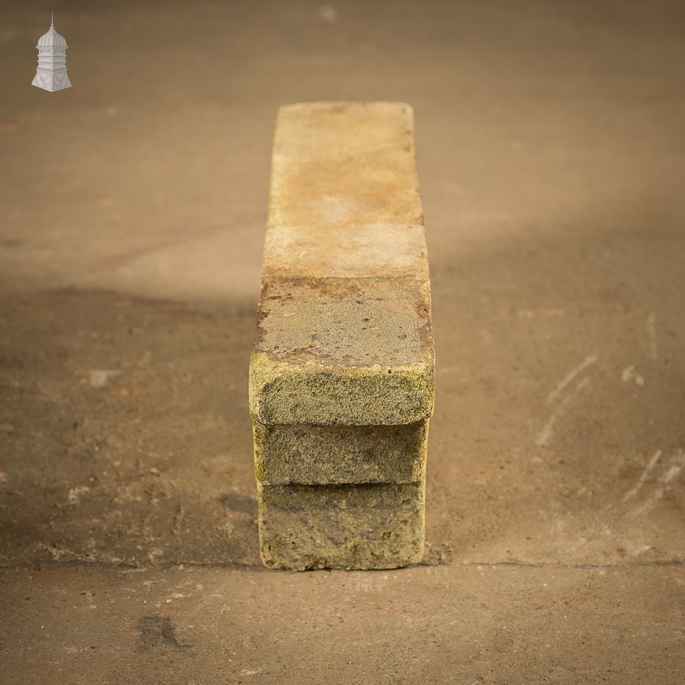 Buff Stepped Header Bricks, Reclaimed