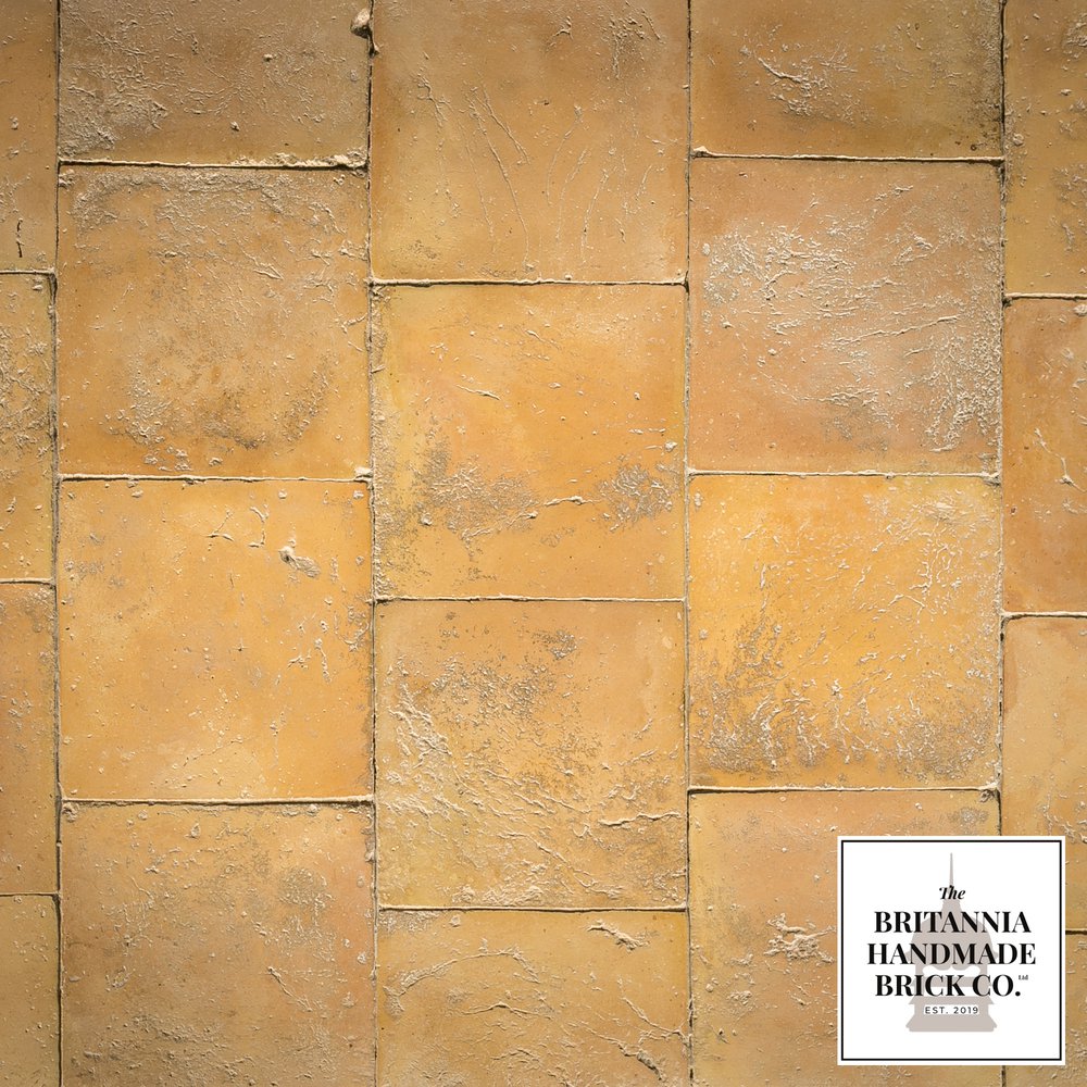 9” x 9" Handmade Buff Floor Tile 228 x 228mm