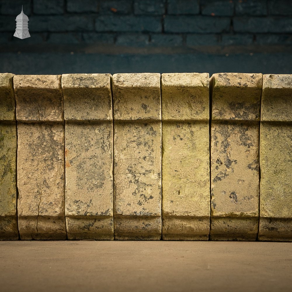Buff Stepped Header Bricks, Reclaimed