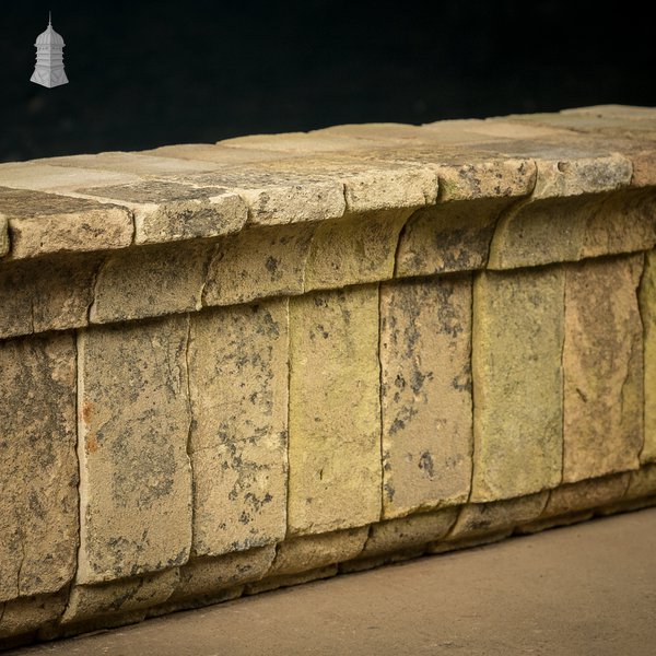 Buff Stepped Header Bricks, Reclaimed