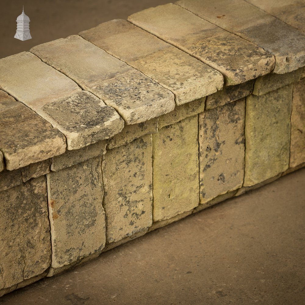 Buff Stepped Header Bricks, Reclaimed