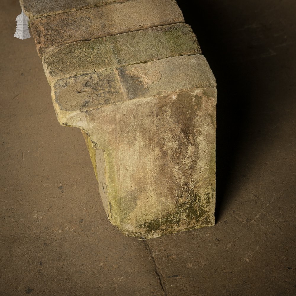 Buff Stepped Header Bricks, Reclaimed