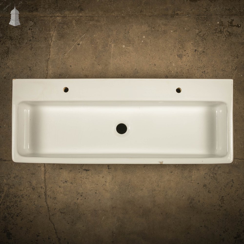 White Trough Sink