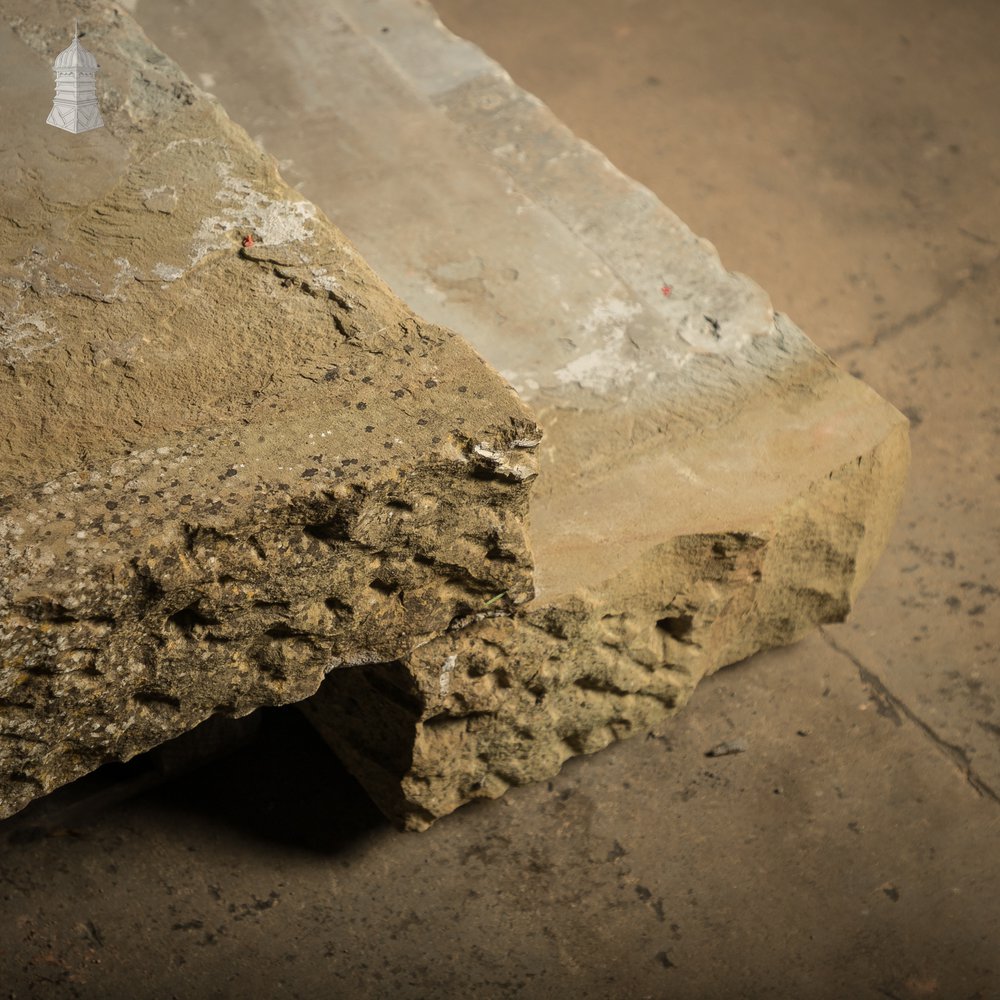 Staircase Treads, Soild York Stone, 4-Step Flight,
