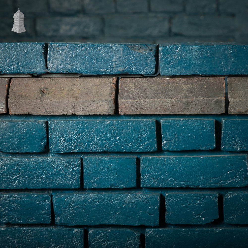 Blue Plinth Stretcher, Run of 8.5m, Reclaimed Staffordshire Bricks