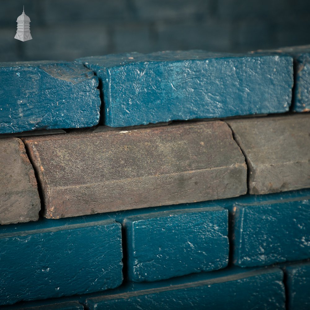 Blue Plinth Stretcher, Run of 8.5m, Reclaimed Staffordshire Bricks