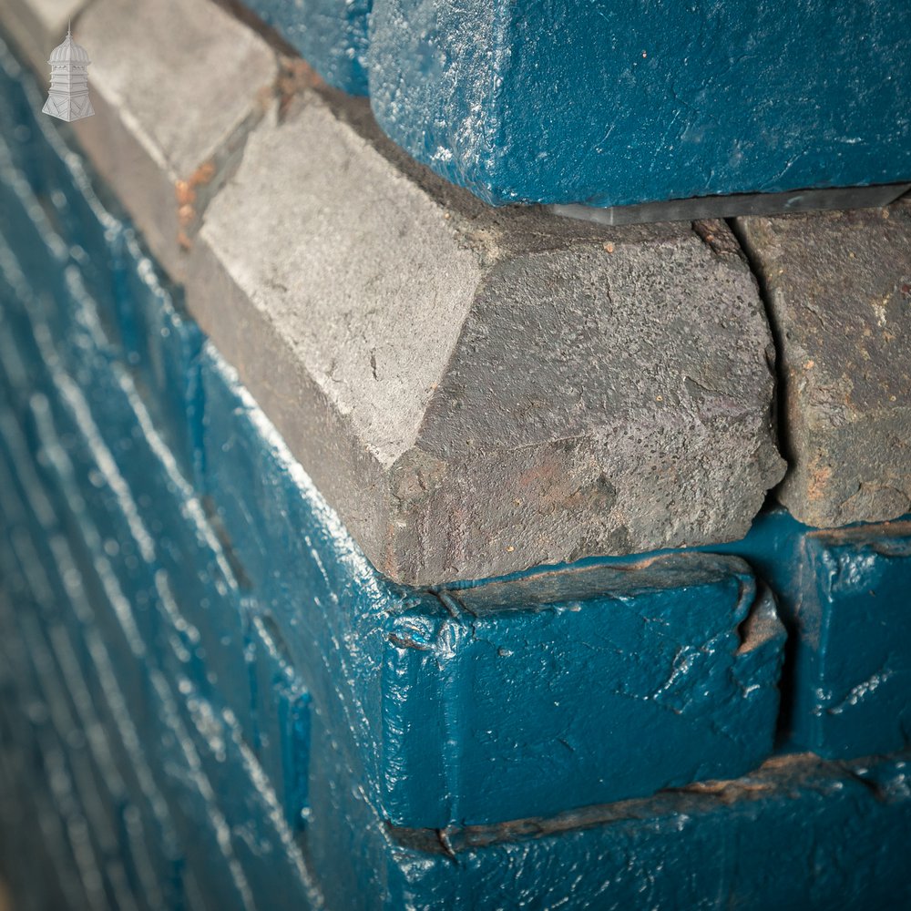 Blue Plinth Stretcher, Run of 8.5m, Reclaimed Staffordshire Bricks