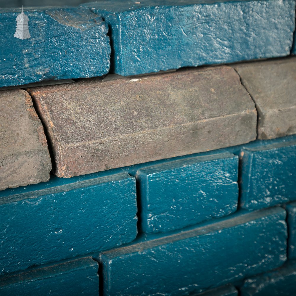Blue Plinth Stretcher, Run of 8.5m, Reclaimed Staffordshire Bricks